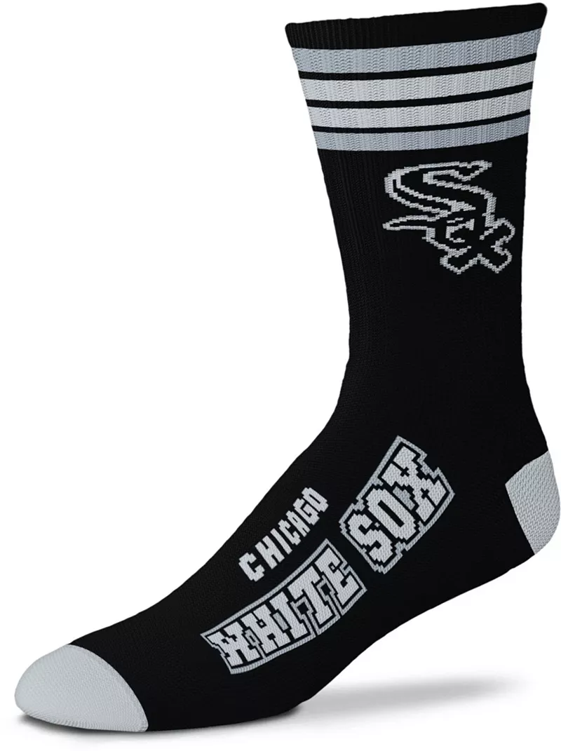 Черные носки Deuce Crew с 4 полосками для босых ног Chicago White Sox For Bare Feet
Черные носки Deuce Crew с 4 полосками для босых ног Chicago White Sox For Bare Feet