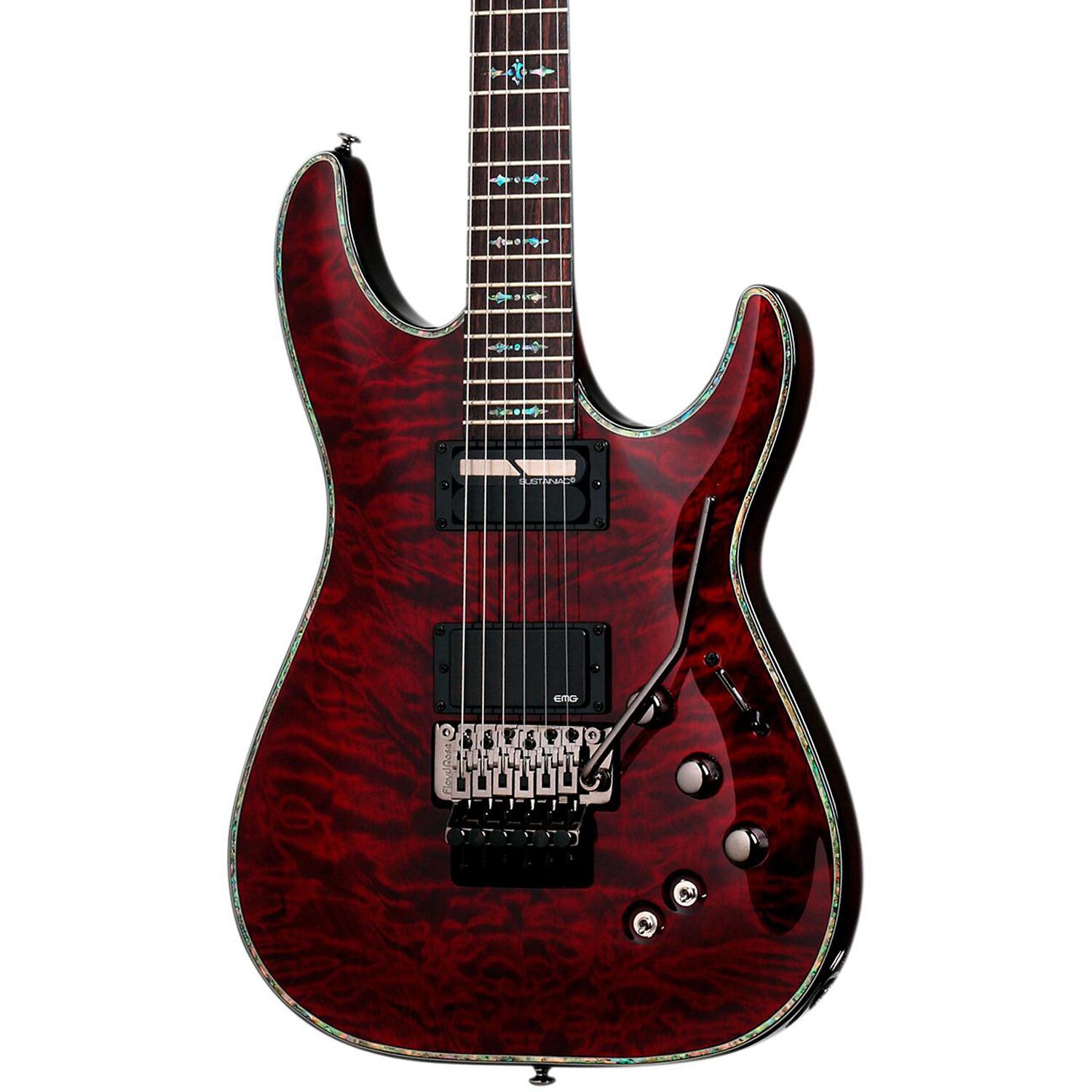 Schecter Guitar Research Hellraiser C-1 с электрогитарой Floyd Rose Sustainiac Black Cherry
Schecter Guitar Research Hellraiser C-1 с электрогитарой Floyd Rose Sustainiac Black Cherry