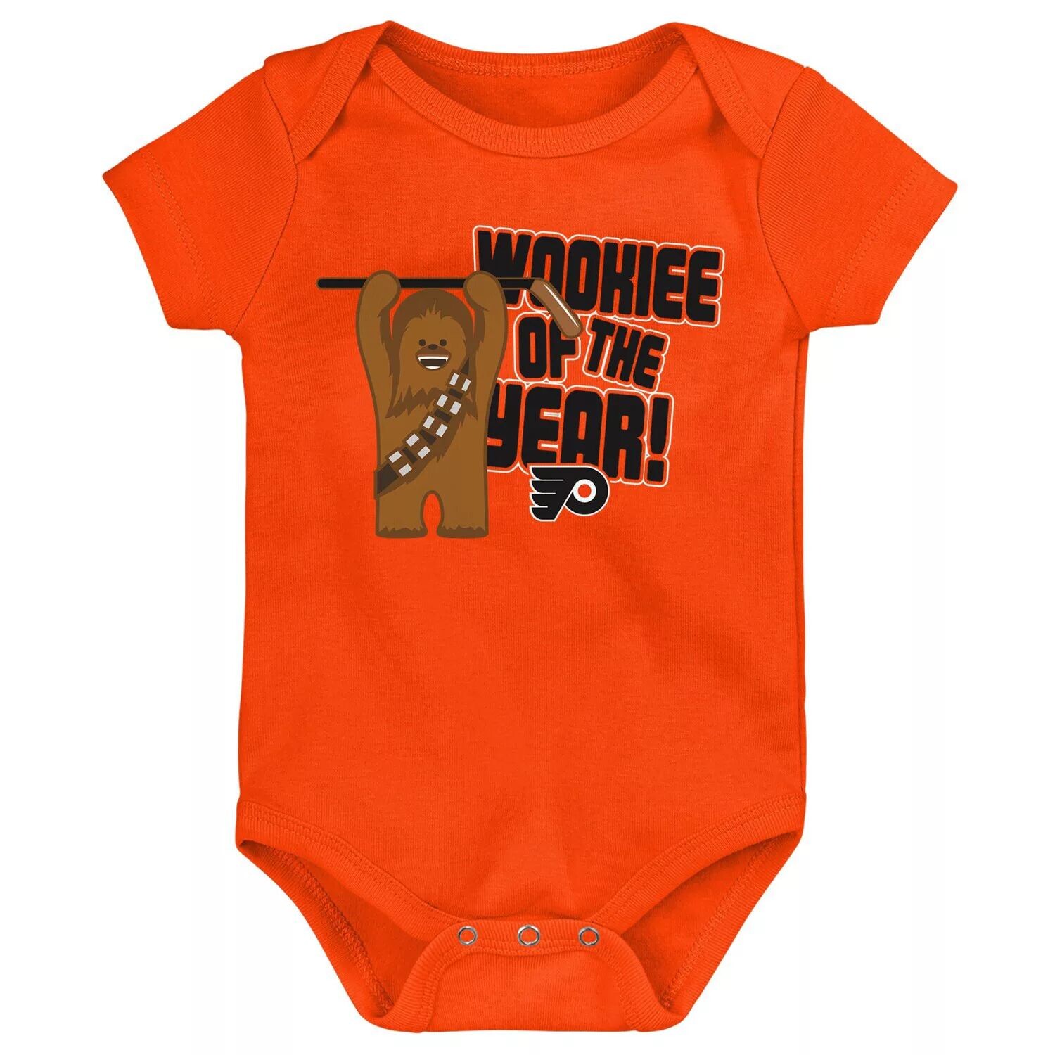 Боди «Вуки года» Infant Orange Philadelphia Flyers по версии «Звездных войн» Outerstuff
Боди «Вуки года» Infant Orange Philadelphia Flyers по версии «Звездных войн» Outerstuff