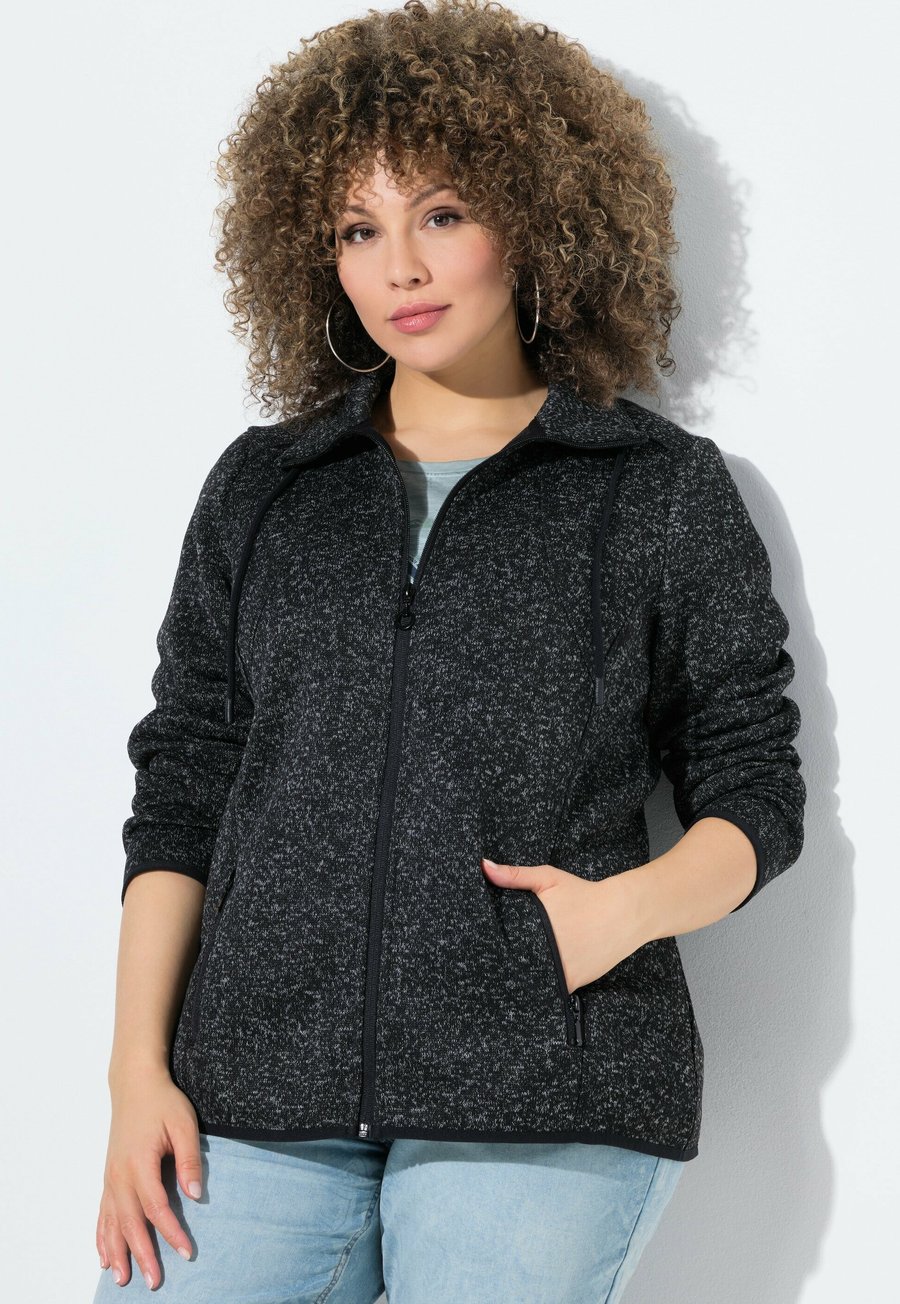 Флисовая куртка Ulla Popken HEATHER , Black
Флисовая куртка Ulla Popken HEATHER , Black