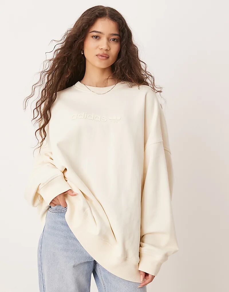 Толстовка Adidas Originals Essentials linear oversize кремового цвета
Толстовка Adidas Originals Essentials linear oversize кремового цвета