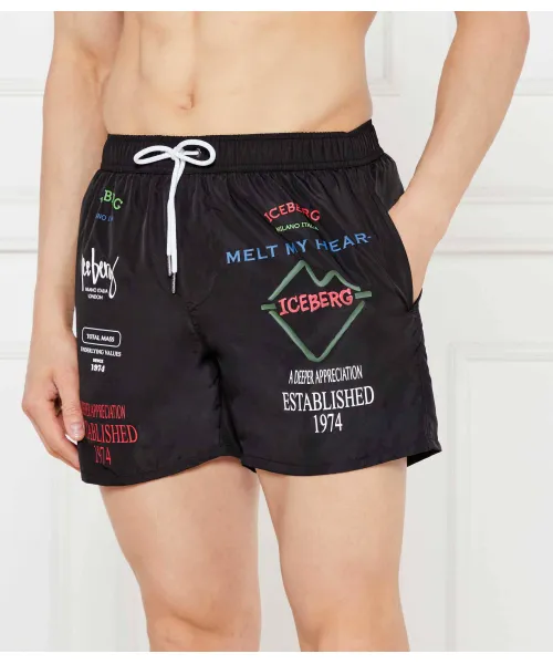 Пляжные шорты Regular fit Iceberg, черный
Пляжные шорты Regular fit Iceberg, черный