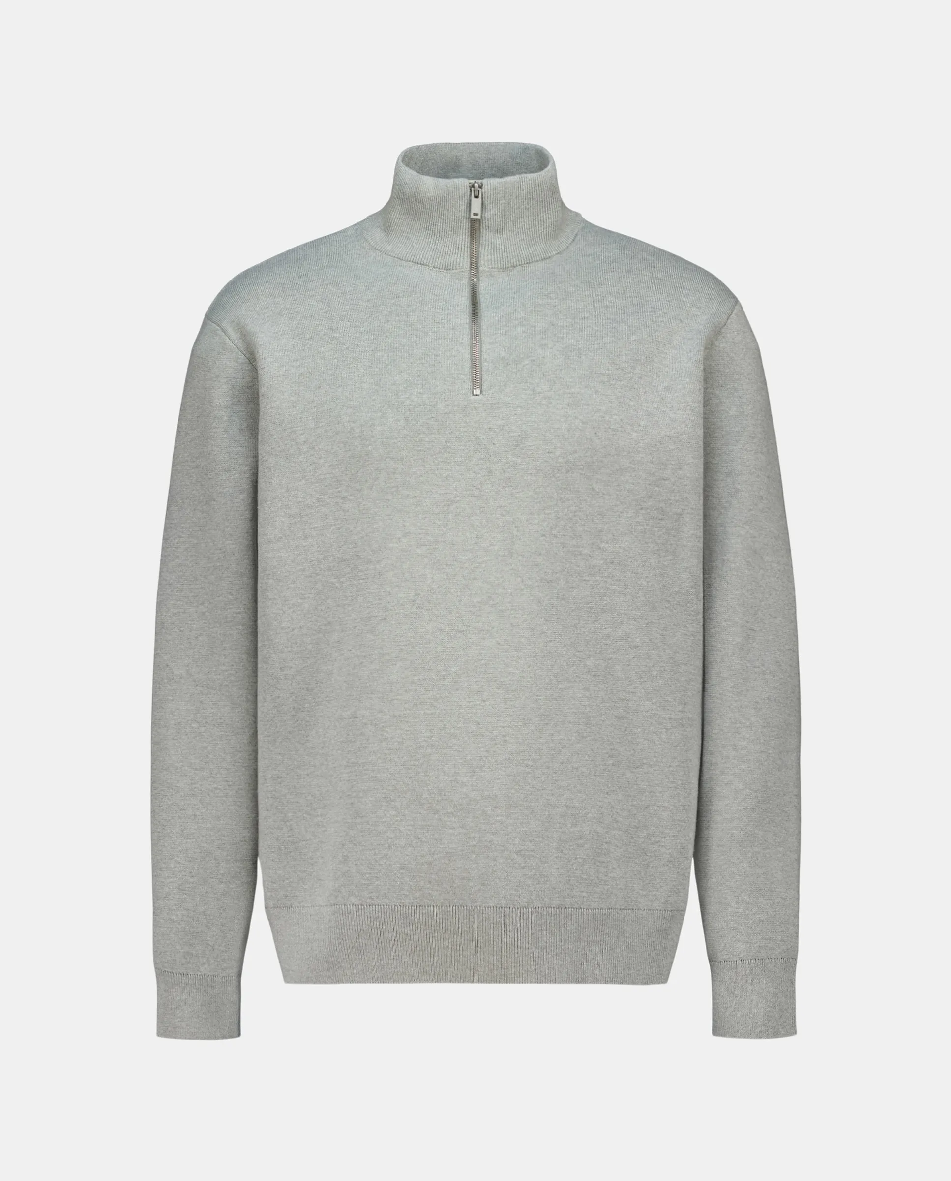 Мужской свитер фантазийная с молнией на воротнике Green Coast, светло-серый
Мужской свитер фантазийная с молнией на воротнике Green Coast, светло-серый