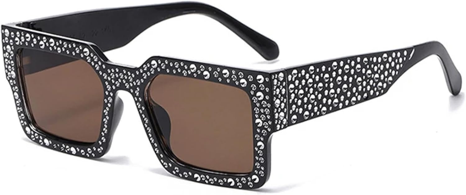 Солнцезащитные очки с имитацией бриллиантов для женщин и мужчин, роскошные, сверкающие, для отдыха на природе, пляжа и путешествий, солнцезащитные очки UV400 TKKTLLT, Black Brown
Солнцезащитные очки с имитацией бриллиантов для женщин и мужчин, роскошные, сверкающие, для отдыха на природе, пляжа и путешествий, солнцезащитные очки UV400 TKKTLLT, Black Brown