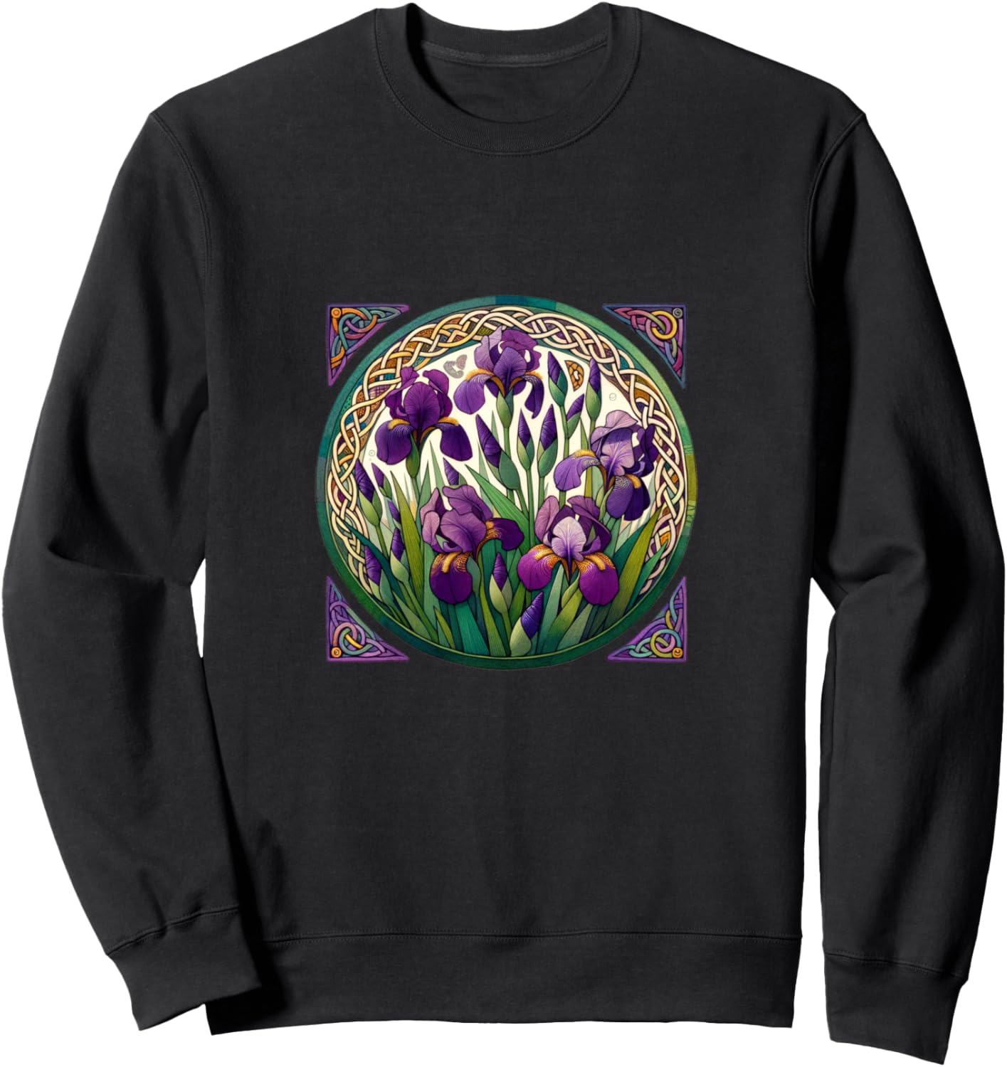 Толстовка с изображением ириса и цветочного сада Iris Florals Snugg, черный
Толстовка с изображением ириса и цветочного сада Iris Florals Snugg, черный