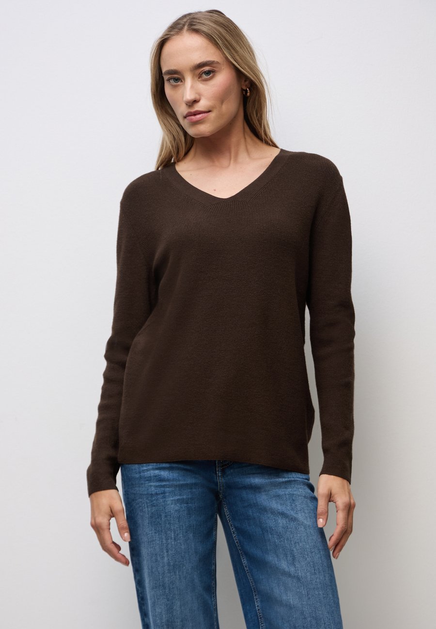 Джемпер Street One BASIC V-NECK, Braun/Dark Brown
Джемпер Street One BASIC V-NECK, Braun/Dark Brown