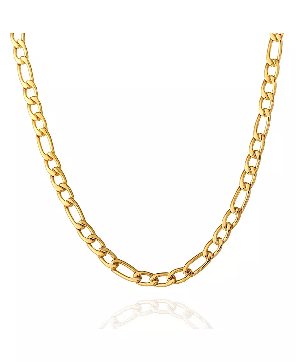 Цепочка Figaro - цепочка 22 дюйма Lucky Brand, gold
Цепочка Figaro - цепочка 22 дюйма Lucky Brand, gold