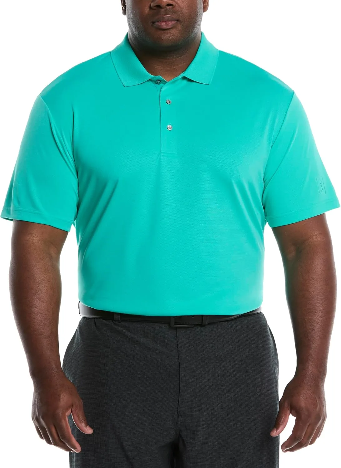 PGA Tour мужская поло для гольфа Airflux Solid Mesh с коротким рукавом
PGA Tour мужская поло для гольфа Airflux Solid Mesh с коротким рукавом