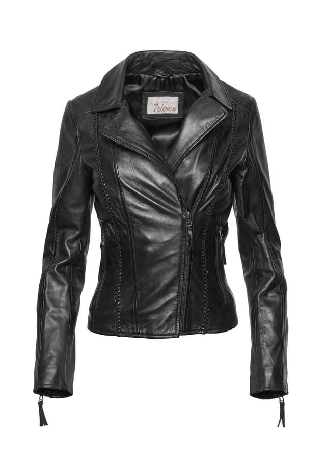 Кожаная куртка sejady 7Eleven, черный 
Кожаная куртка sejady 7Eleven, черный