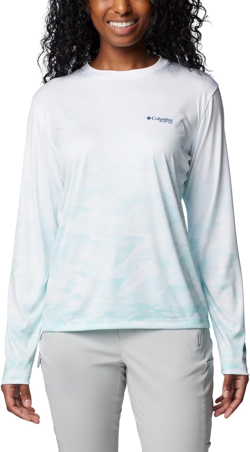 Columbia Womens Super Tidal Tee PFG Fish Flow Sailfish, Gulf Stream Undulating Fade/Ff Sailfish
Columbia Womens Super Tidal Tee PFG Fish Flow Sailfish, Gulf Stream Undulating Fade/Ff Sailfish