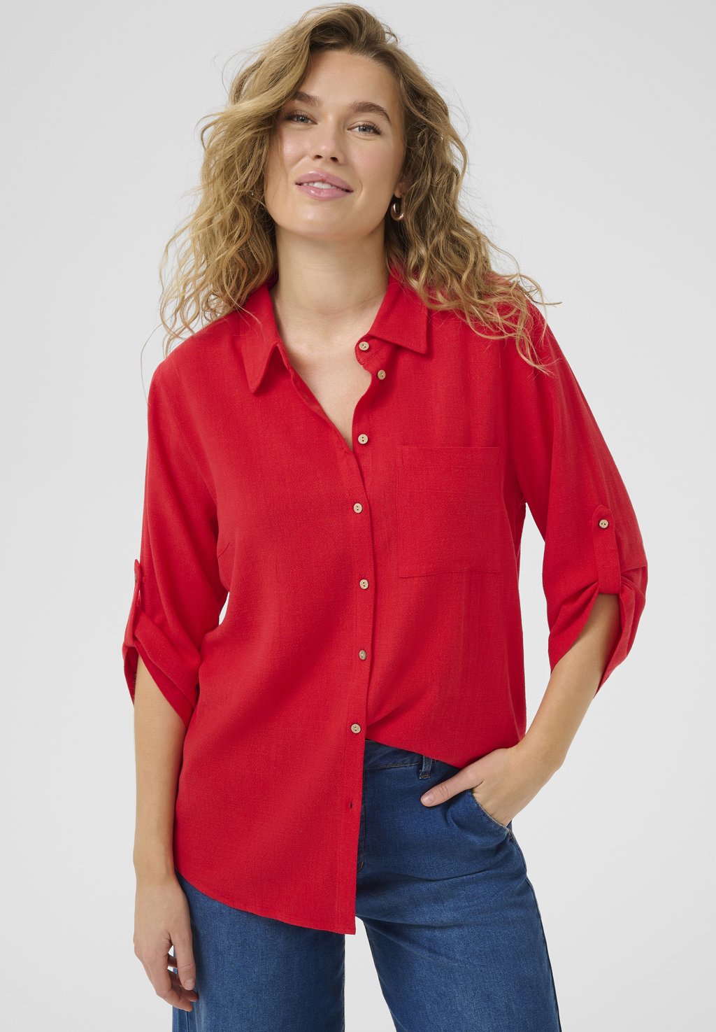 Блузка на пуговицах KAMRI Love Copenhagen, красный
Блузка на пуговицах KAMRI Love Copenhagen, красный