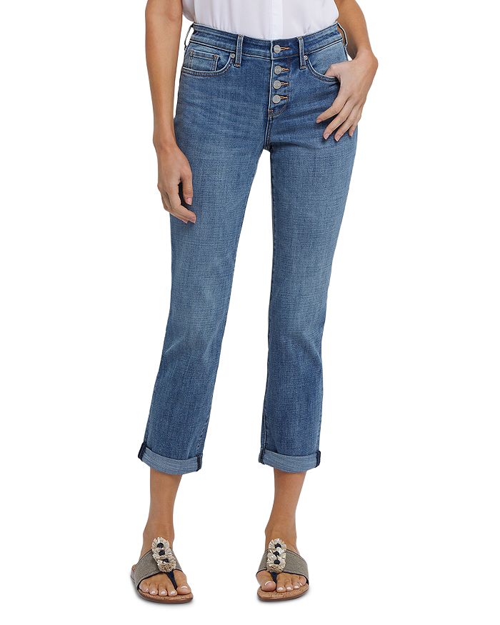 Широкие укороченные джинсы с высокой посадкой Sheri в цвете Majorca Bay NYDJ, синий
Широкие укороченные джинсы с высокой посадкой Sheri в цвете Majorca Bay NYDJ, синий