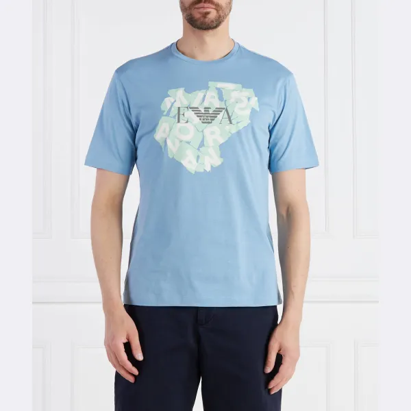 Футболка стандартного кроя Emporio Armani, синий
Футболка стандартного кроя Emporio Armani, синий