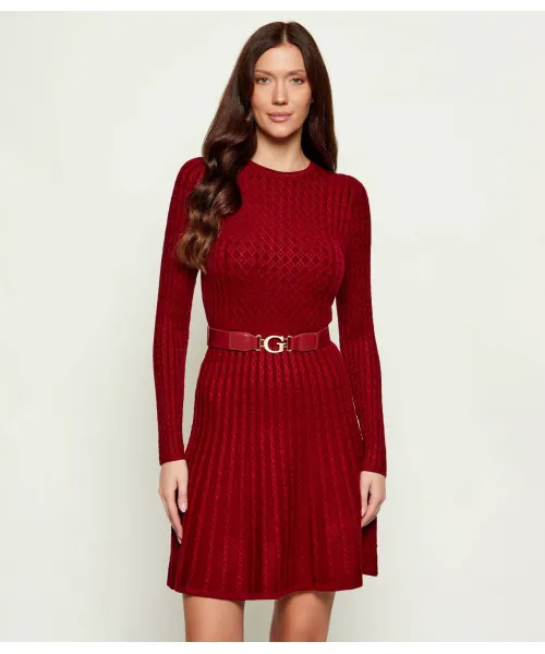 Платье с поясом Hana Guess Jeans, красный
Платье с поясом Hana Guess Jeans, красный