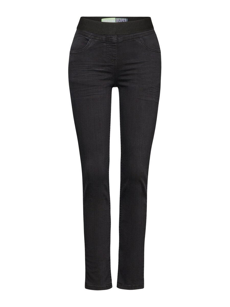 Узкие джинсы CECIL Vicky, черный деним 
Узкие джинсы CECIL Vicky, черный деним