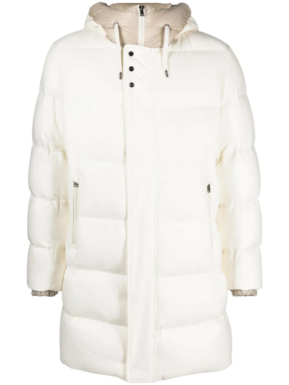 Пальто с капюшоном и кулиской Herno, белый
Пальто с капюшоном и кулиской Herno, белый