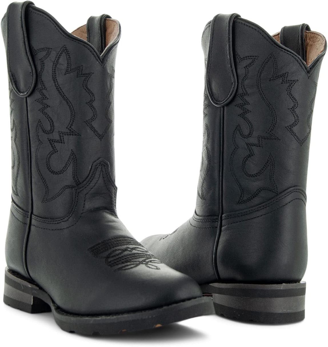 Детские сапоги Soto с круглым носком, детские ковбойские сапоги из натуральной кожи, вестерн-сапоги для малышей, K4004 Soto Boots, черный
Детские сапоги Soto с круглым носком, детские ковбойские сапоги из натуральной кожи, вестерн-сапоги для малышей, K4004 Soto Boots, черный