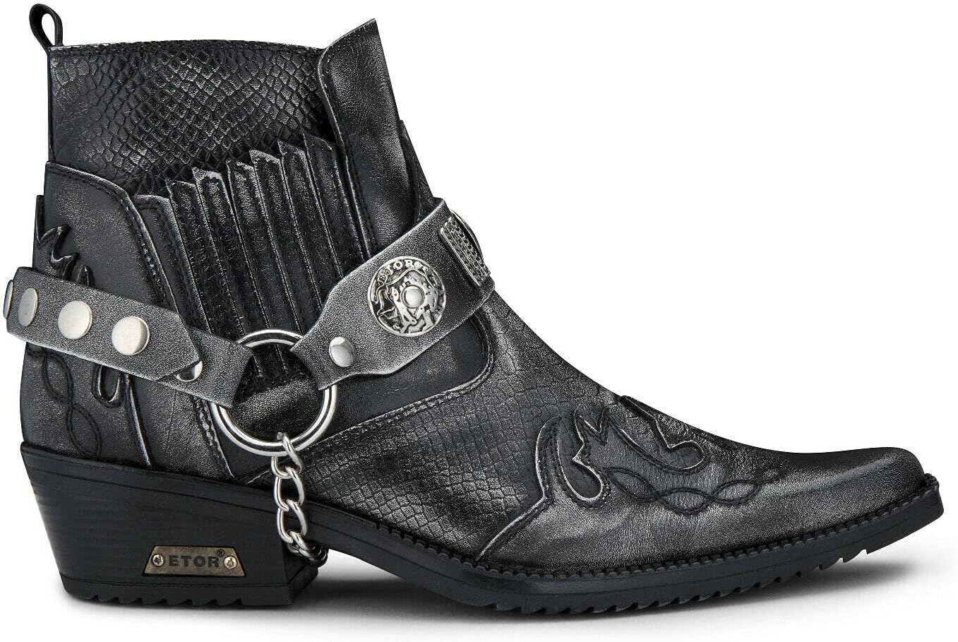 Мужские кожаные ковбойские ботинки на лодыжку, крокодиловая кожа, кубинский каблук, мотоциклетные, танцевальные, вестерн Infinity Leather, серый
Мужские кожаные ковбойские ботинки на лодыжку, крокодиловая кожа, кубинский каблук, мотоциклетные, танцевальные, вестерн Infinity Leather, серый