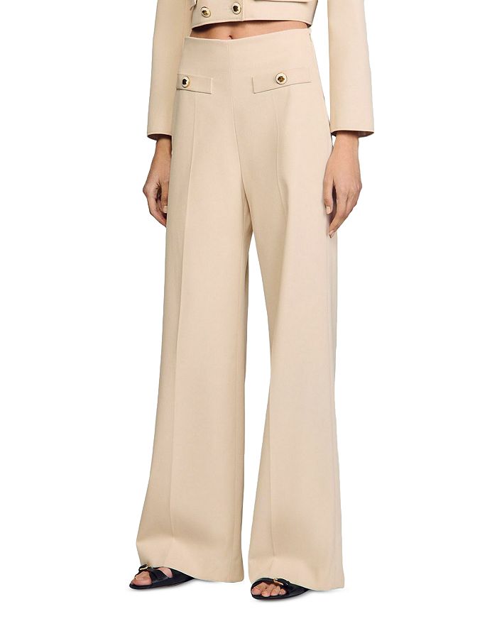 Брюки с боковой молнией Sandro, коричневый/бежевый
Брюки с боковой молнией Sandro, коричневый/бежевый