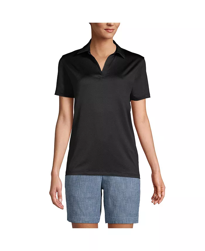 Женская рубашка-поло с коротким рукавом и быстрым высыханием, спортивная Lands' End, черный
Женская рубашка-поло с коротким рукавом и быстрым высыханием, спортивная Lands' End, черный