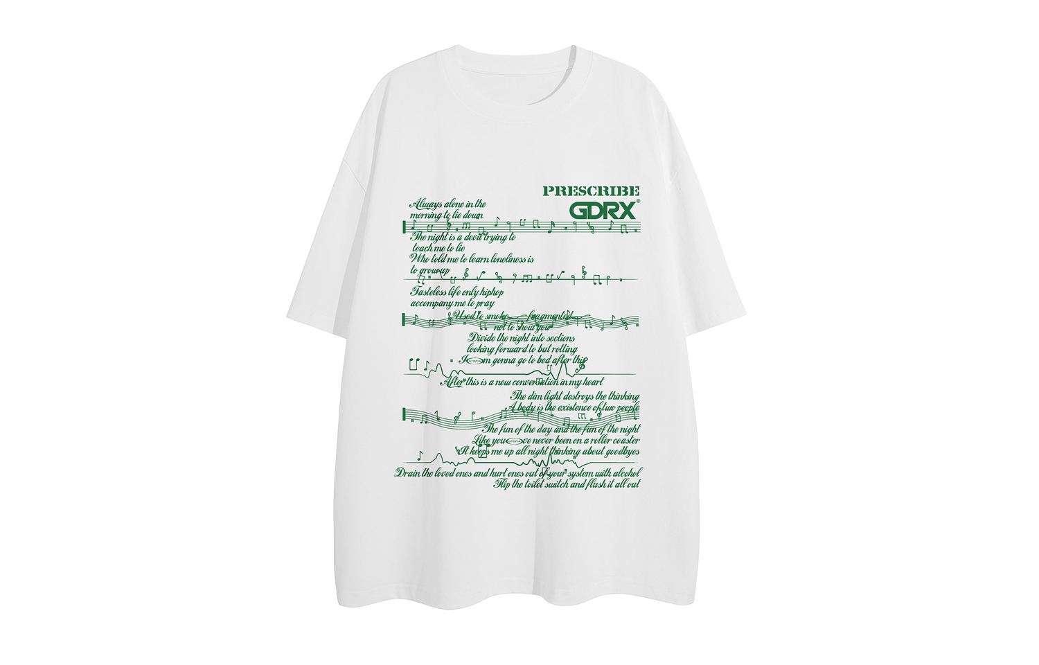 Футболка унисекс GDRX, белая с короткими рукавами
Футболка унисекс GDRX, белая с короткими рукавами