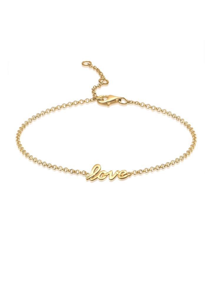 Elli Браслет Fußschmuck 925 Sterling Silber Love-Schriftzug in Gold
Elli Браслет Fußschmuck 925 Sterling Silber Love-Schriftzug in Gold