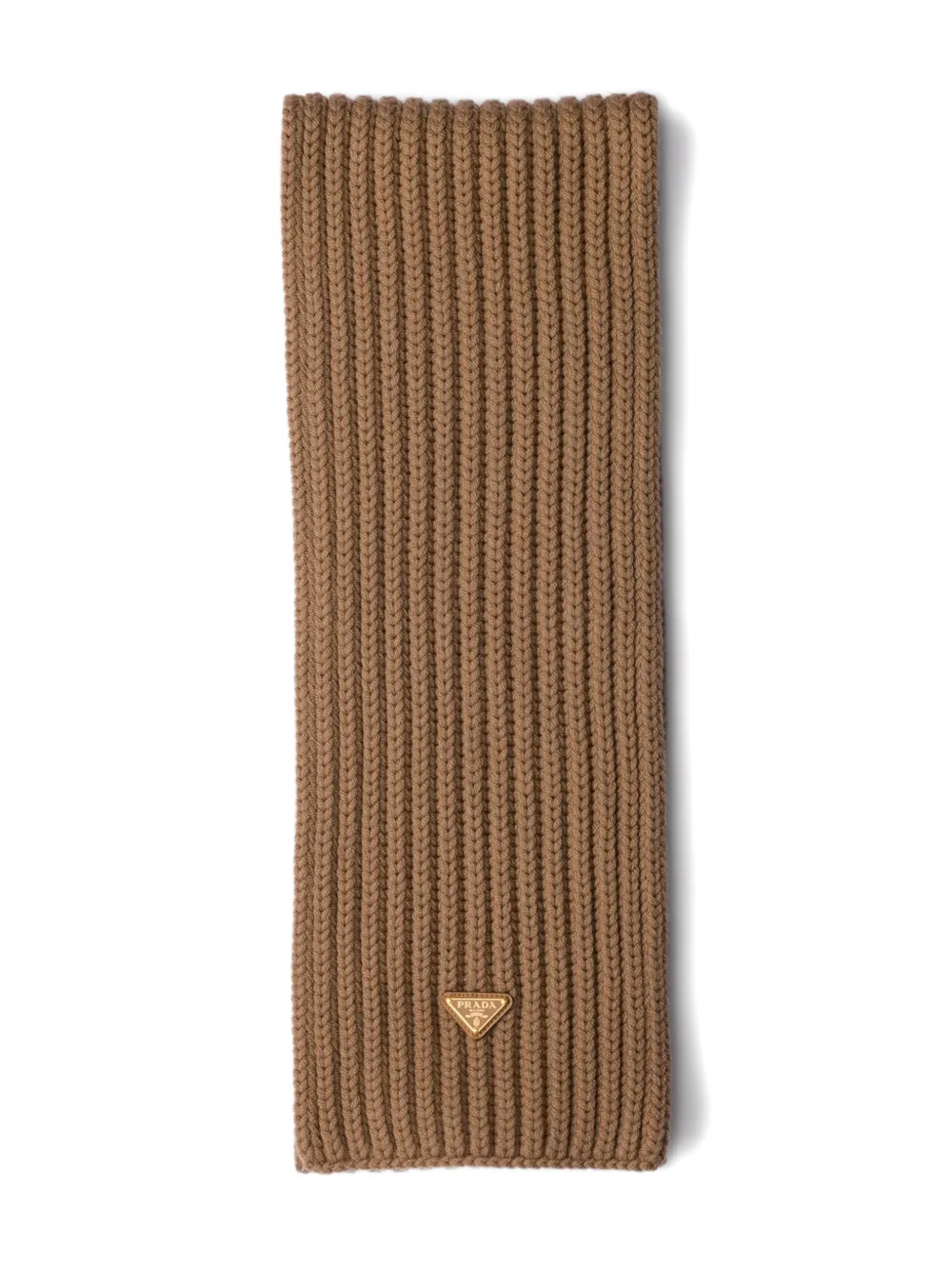 Шарф в рубчик Prada, коричневый
Шарф в рубчик Prada, коричневый