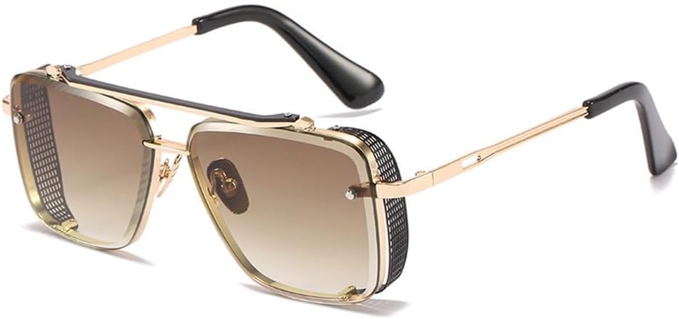 Модные солнцезащитные очки для мужчин и женщин в стиле стимпанк, винтажные солнцезащитные очки с градиентным красным покрытием и защитой от ультрафиолета UV400 TYUVIVO, 10
Модные солнцезащитные очки для мужчин и женщин в стиле стимпанк, винтажные солнцезащитные очки с градиентным красным покрытием и защитой от ультрафиолета UV400 TYUVIVO, 10