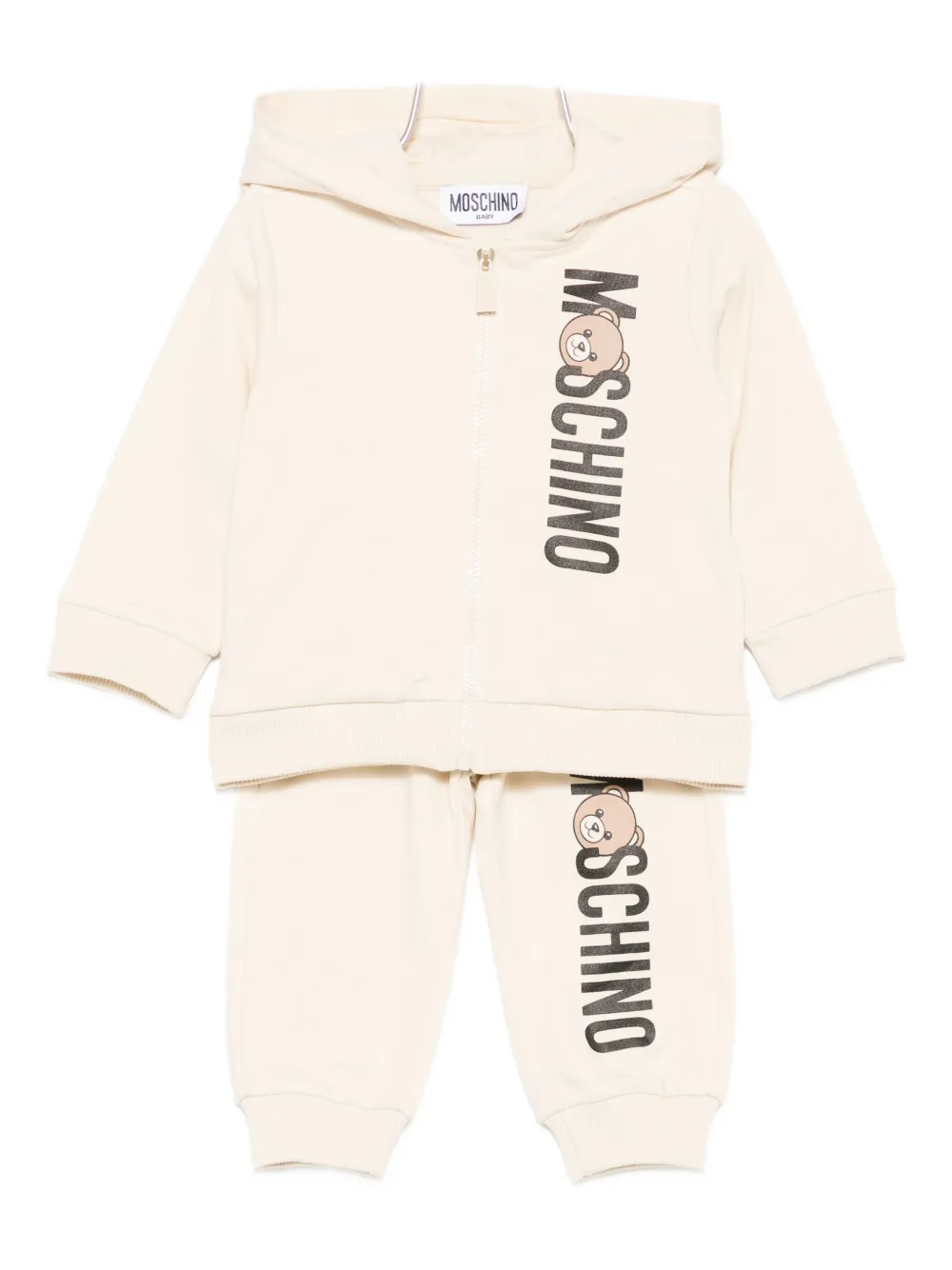 Спортивный костюм с логотипом Bear Moschino Kids, нейтральный
Спортивный костюм с логотипом Bear Moschino Kids, нейтральный