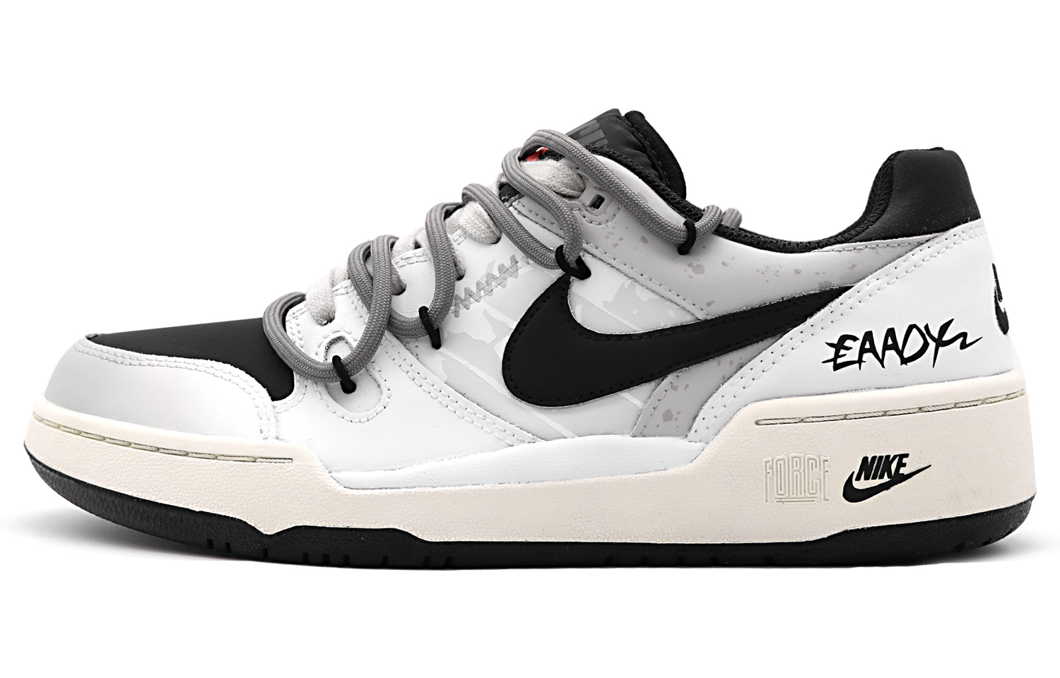 Nike Full Force SZH Zhuying Xingqu устойчивые к истиранию увеличивающие рост низкие кроссовки для скейтбординга мужские black white gray
Nike Full Force SZH Zhuying Xingqu устойчивые к истиранию увеличивающие рост низкие кроссовки для скейтбординга мужские black white gray