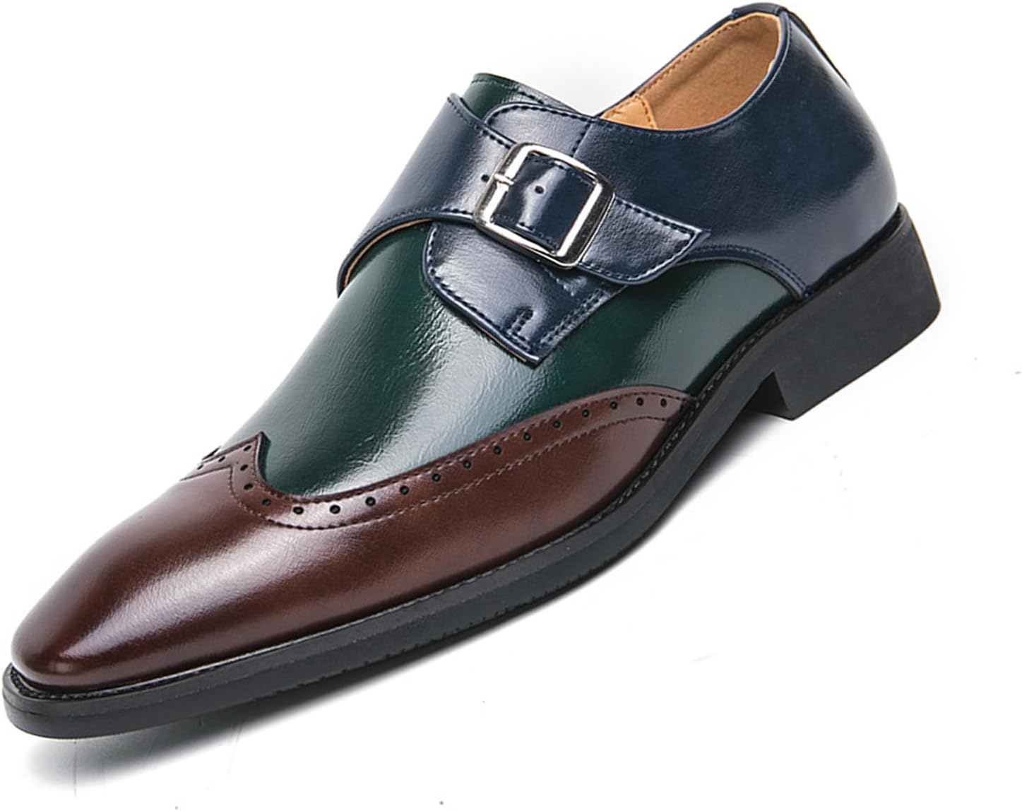 Мужские оксфорды Bullock Monk Strap с пряжкой, классический заостренный носок, роскошные дерби, повседневная обувь для работы в офисе, деловой модный стиль Nileeke, коричневый
Мужские оксфорды Bullock Monk Strap с пряжкой, классический заостренный носок, роскошные дерби, повседневная обувь для работы в офисе, деловой модный стиль Nileeke, коричневый