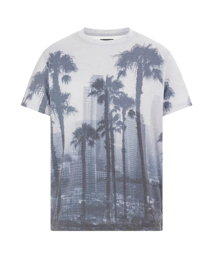 Хлопковая футболка с цветочным принтом, короткий рукав. Guess, серый
Хлопковая футболка с цветочным принтом, короткий рукав. Guess, серый