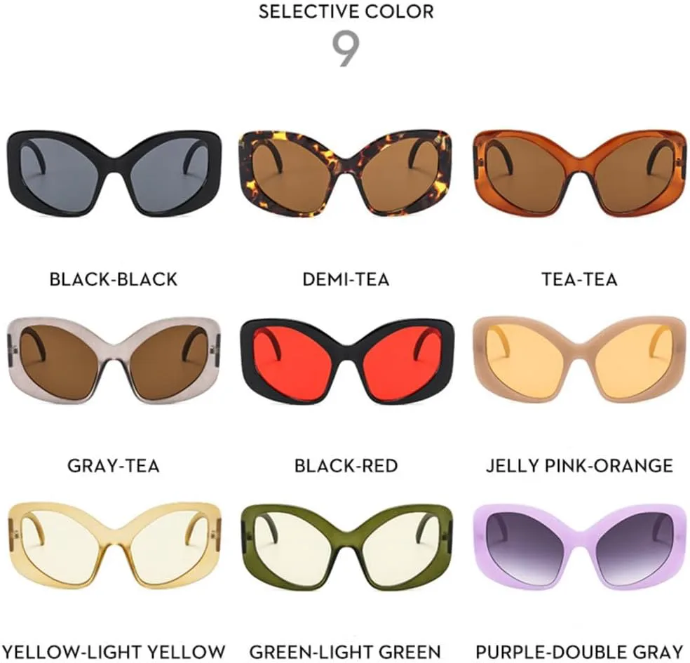 Женские солнцезащитные очки «кошачий глаз» для мужчин, яркие солнцезащитные очки в крупной оправе, очки для вождения с защитой от УФ-излучения UV400 VFDHN, 3
Женские солнцезащитные очки «кошачий глаз» для мужчин, яркие солнцезащитные очки в крупной оправе, очки для вождения с защитой от УФ-излучения UV400 VFDHN, 3