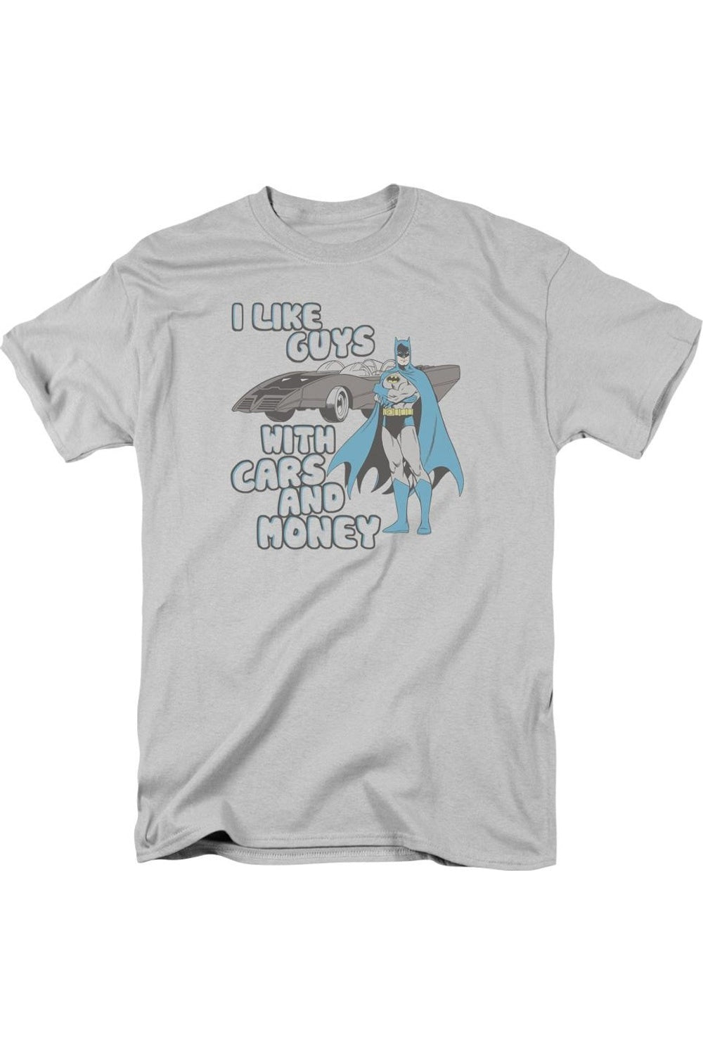 Футболка с коротким рукавом для взрослых DC Comics Favorite Things Gildan, серебряный 
Футболка с коротким рукавом для взрослых DC Comics Favorite Things Gildan, серебряный