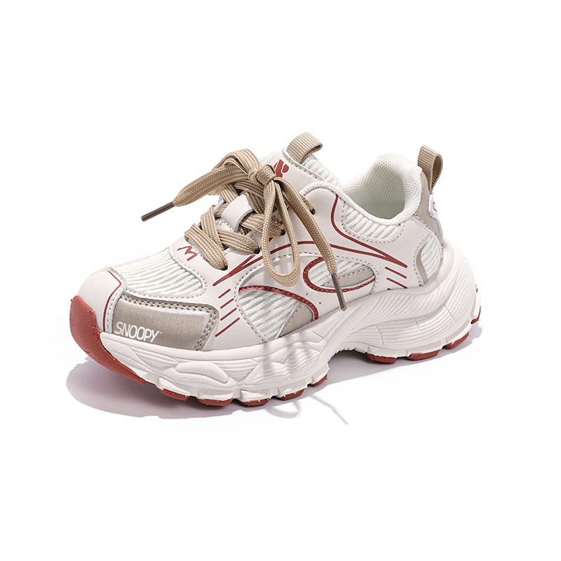 Нескользящие, устойчивые к истиранию, амортизирующие, дышащие, низкие, повседневные кроссовки для детей SNOOPY, бежевый
Нескользящие, устойчивые к истиранию, амортизирующие, дышащие, низкие, повседневные кроссовки для детей SNOOPY, бежевый