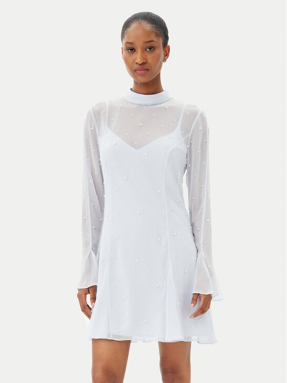 Коктейльное платье стандартный крой 71YBD French Connection, голубой
Коктейльное платье стандартный крой 71YBD French Connection, голубой