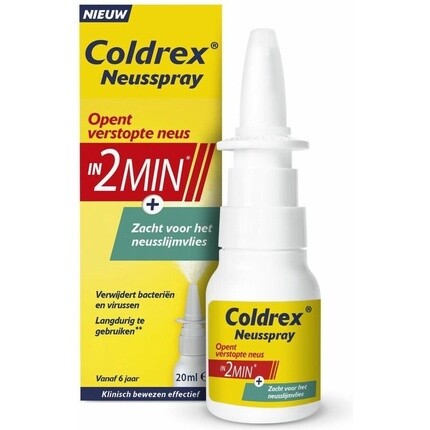 Назальный спрей - От заложенности носа - 20 мл Coldrex
Назальный спрей - От заложенности носа - 20 мл Coldrex