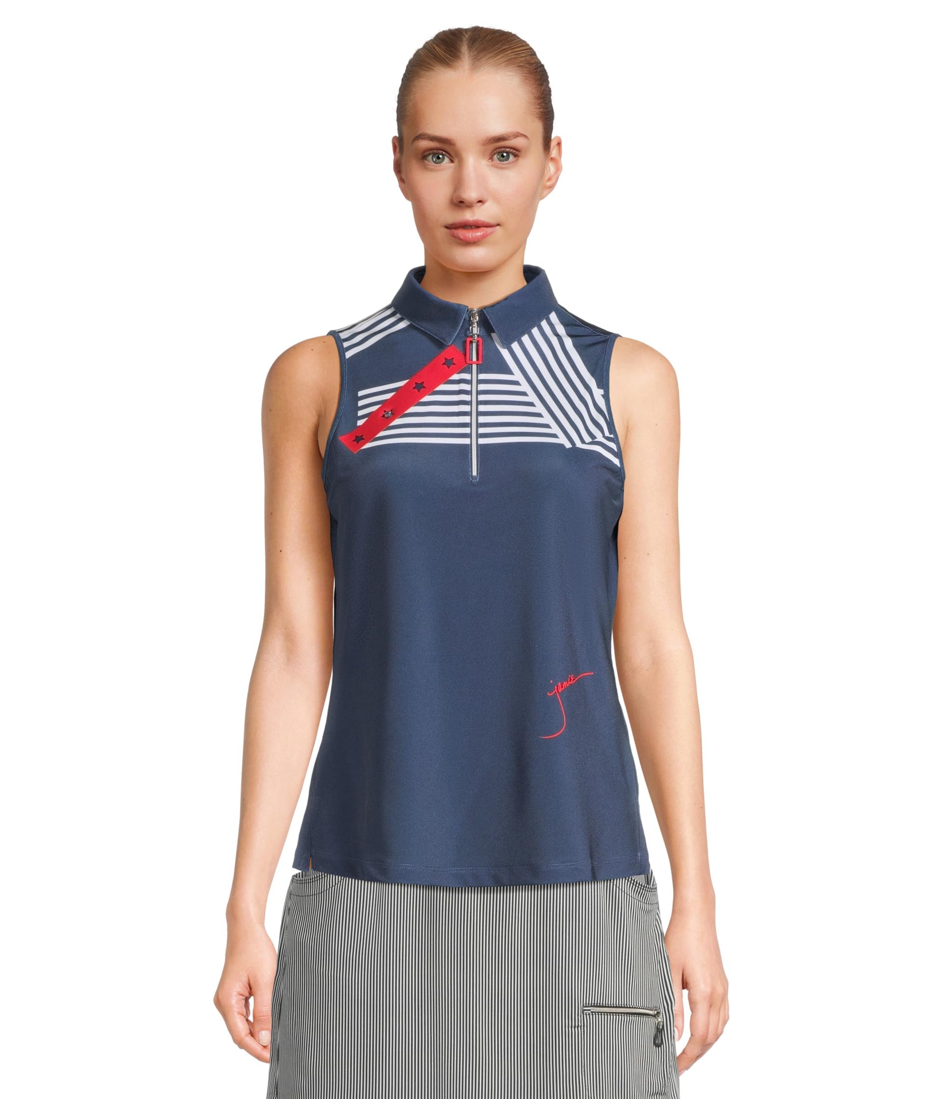Топ Jamie Sadock Crossings Sleeveless Top, Moonlit Navy
Топ Jamie Sadock Crossings Sleeveless Top, Moonlit Navy