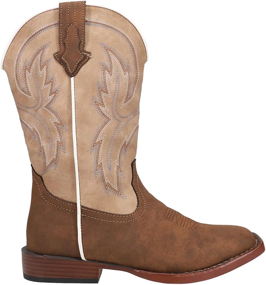 Детские ботинки Roper Kids Eastwood с квадратным носком, повседневные, средней высоты - коричневые
Детские ботинки Roper Kids Eastwood с квадратным носком, повседневные, средней высоты - коричневые