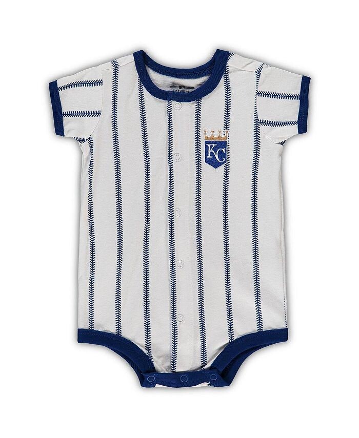 Белое боди Royal Kansas City Royals Power Hitter для новорожденныхс короткими рукавами Outerstuff, белый
Белое боди Royal Kansas City Royals Power Hitter для новорожденныхс короткими рукавами Outerstuff, белый