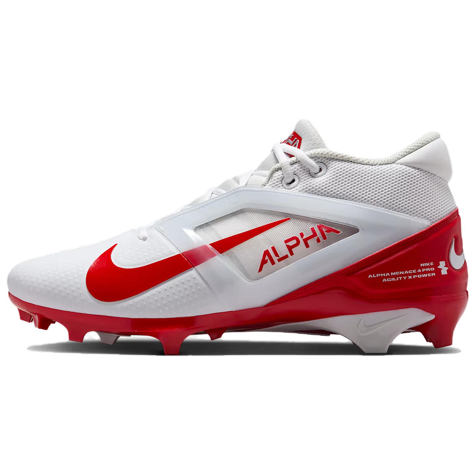 Nike Кроссовки Alpha Menace 4 Pro White University Red
Nike Кроссовки Alpha Menace 4 Pro White University Red