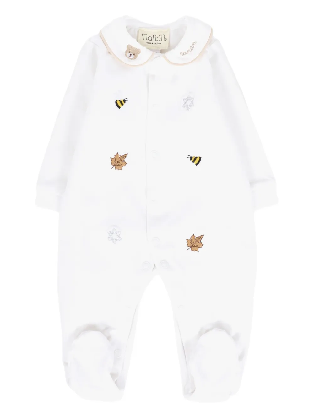 Пижама с вышитым воротником Питера Пэна Nanan, белый
Пижама с вышитым воротником Питера Пэна Nanan, белый