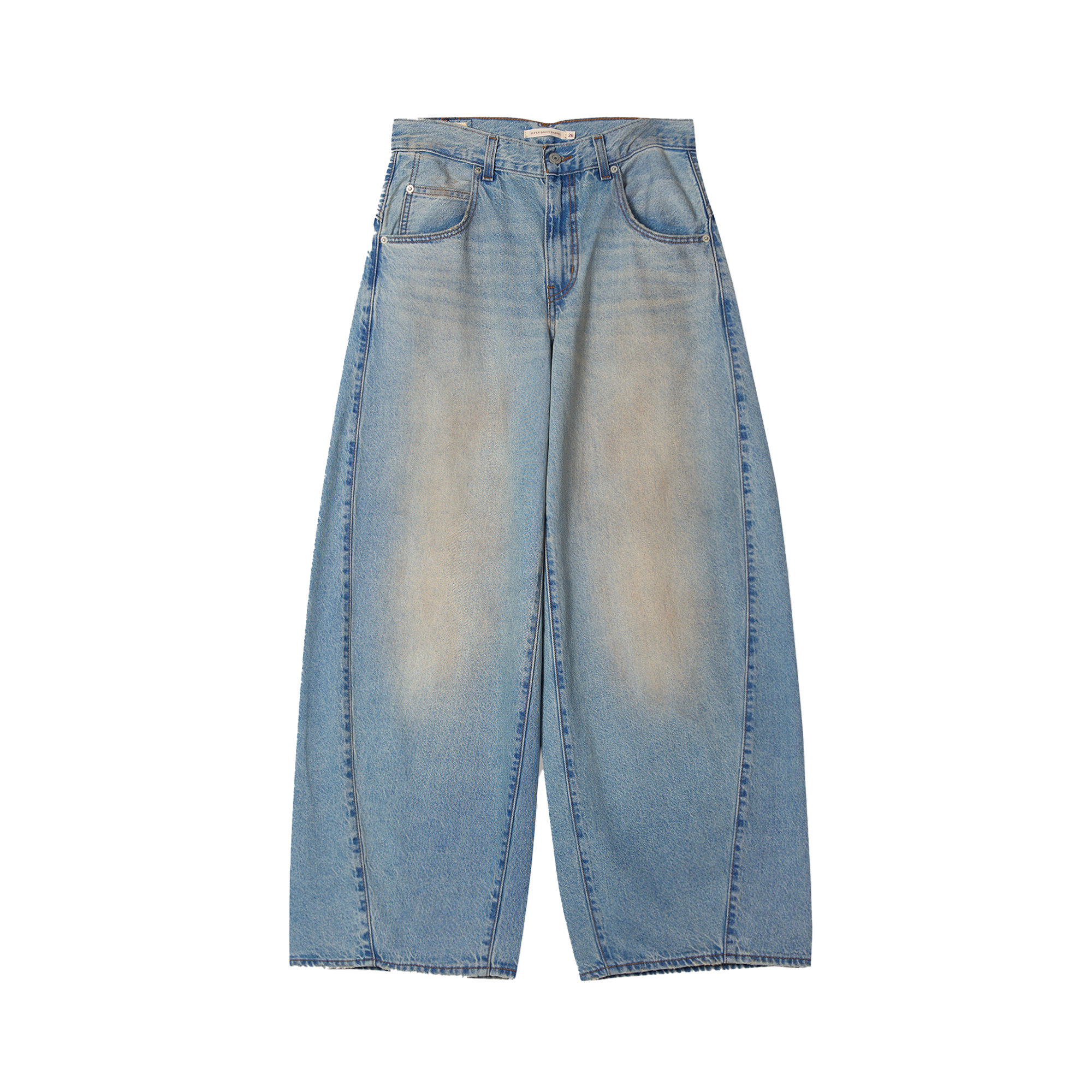 Джинсы Super Baggy Barrel выцветшие Levis, светло-синий
Джинсы Super Baggy Barrel выцветшие Levis, светло-синий