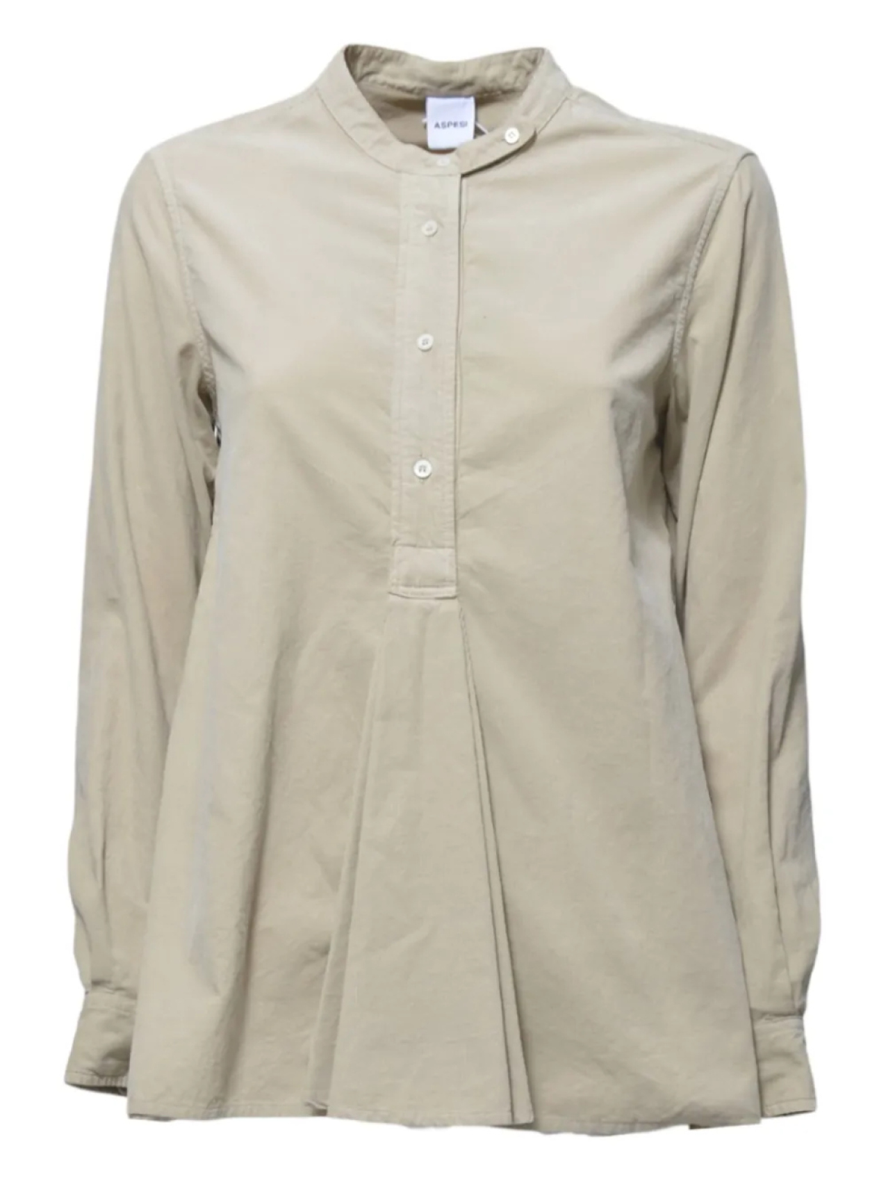 Рубашка ASPESI с застежкой на пуговицы и складками, нейтральный
Рубашка ASPESI с застежкой на пуговицы и складками, нейтральный