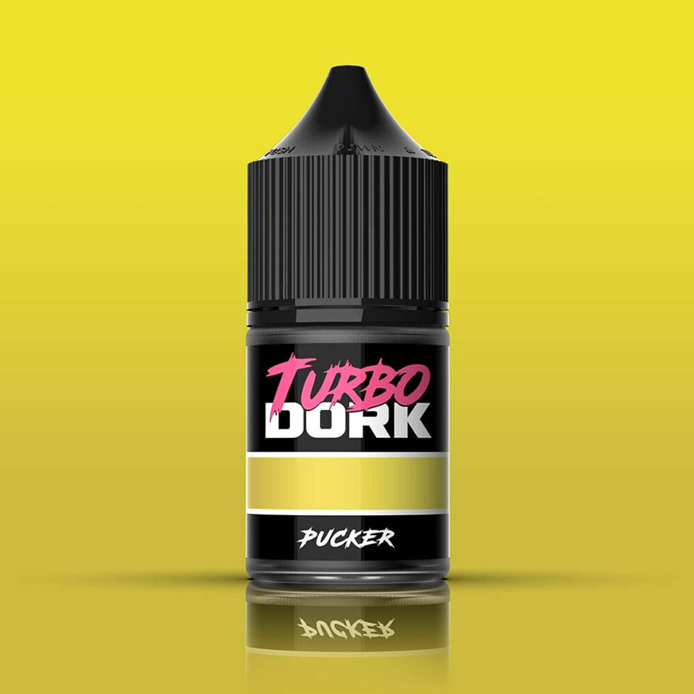 Аксессуары Turbo Dork Metallic Acrylic Paint: Pucker (22ml)
Аксессуары Turbo Dork Metallic Acrylic Paint: Pucker (22ml)