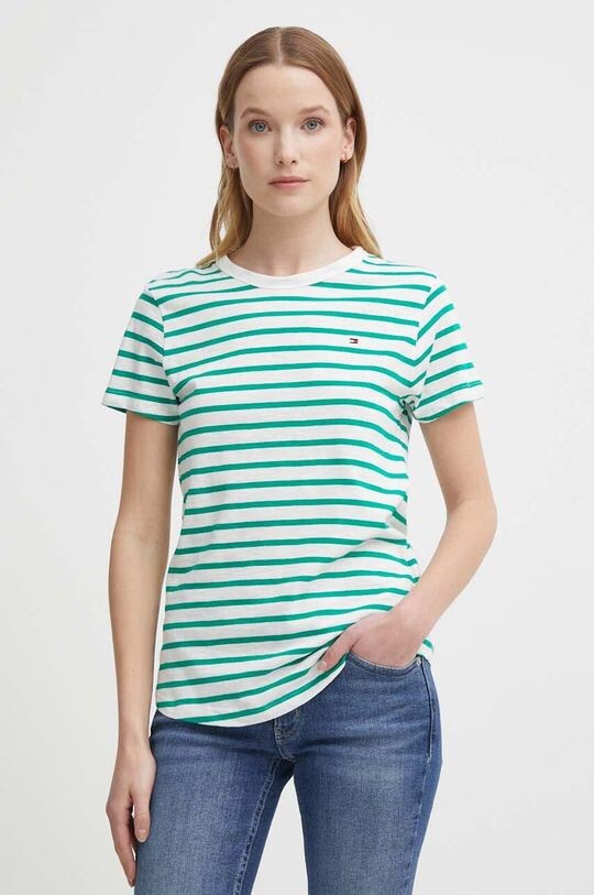 Хлопковая футболка Tommy Hilfiger, зеленый
Хлопковая футболка Tommy Hilfiger, зеленый