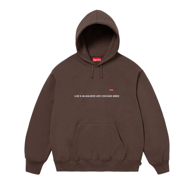 Толстовка Supreme Shop Small Box Hooded Sweatshirt - Chicago Dark Brown, коричневый 
Толстовка Supreme Shop Small Box Hooded Sweatshirt - Chicago Dark Brown, коричневый
