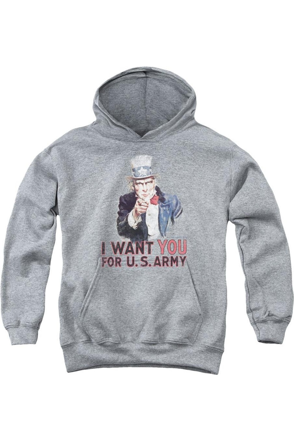 U.S. ARMY I Want You Молодежная толстовка с капюшоном Gildan, Athletic Heather
U.S. ARMY I Want You Молодежная толстовка с капюшоном Gildan, Athletic Heather