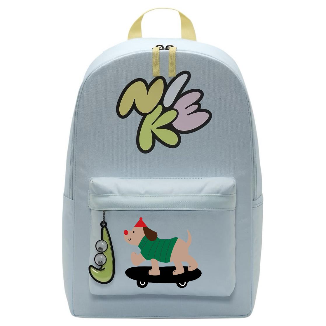 Nike Тканевый рюкзак женский ледниково-голубой и нежно-желтый и светло-лимонный, Skateboard Puppy
Nike Тканевый рюкзак женский ледниково-голубой и нежно-желтый и светло-лимонный, Skateboard Puppy