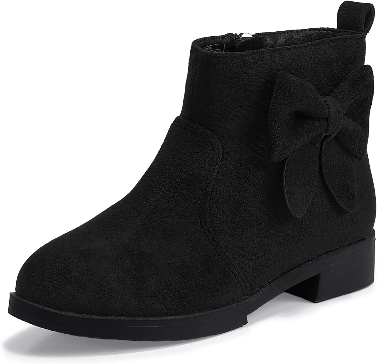 Детские ботильоны для девочек PANDANINJIA Sofia Sweet с короткой голенью, бантом и боковой молнией, A Black Suede
Детские ботильоны для девочек PANDANINJIA Sofia Sweet с короткой голенью, бантом и боковой молнией, A Black Suede